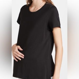 Hatch Luxe Nursing tee black size 2 (medium)
